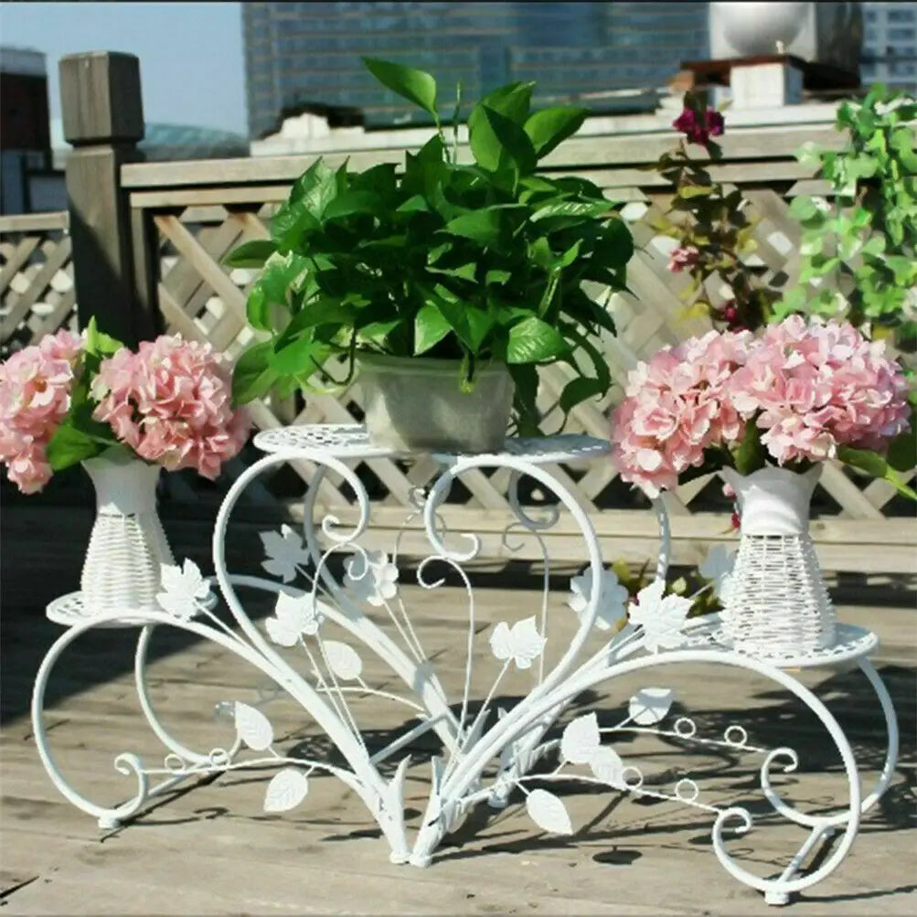 2PCS 4 tiers Classic Plant Stand, Indoor Outdoor....