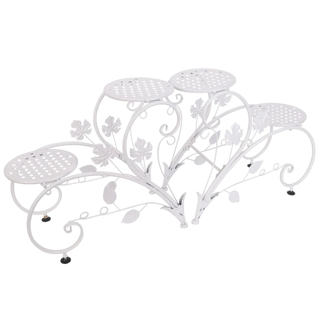 2PCS 4 tiers Classic Plant Stand, Indoor Outdoor....