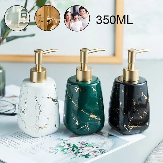 350ML Ceramic Travel Bottles Liquid Soap Dispenser, Pump Type.....