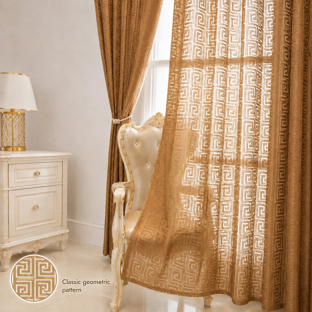 1 Or 2 Panel Embroidered Hollow Out Curtain, Sheer, for Bedroom Living Room, 2 Sizes.....