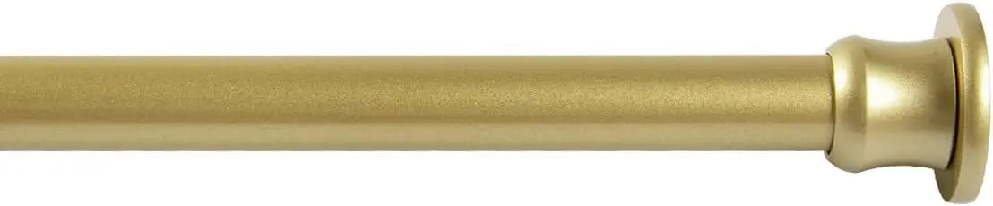 18-28 Inch Adjustable Curtain Rod with Rings, Inside Outside Mount For Kitchen, In Gold Or Black.....