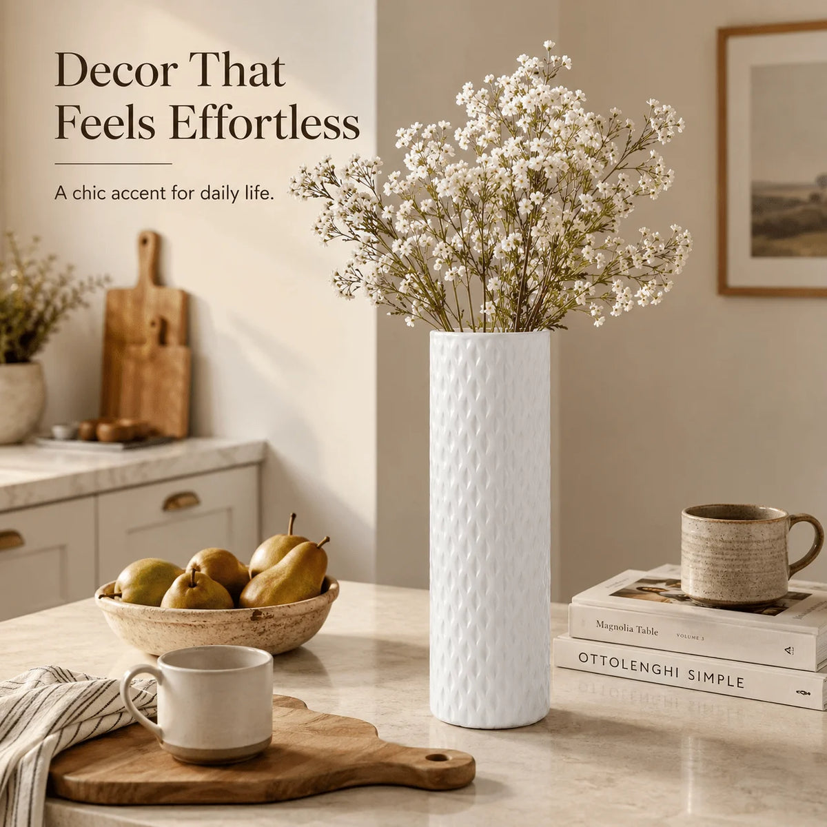 21-inch-Tall Bohemian Shatterproof Vase