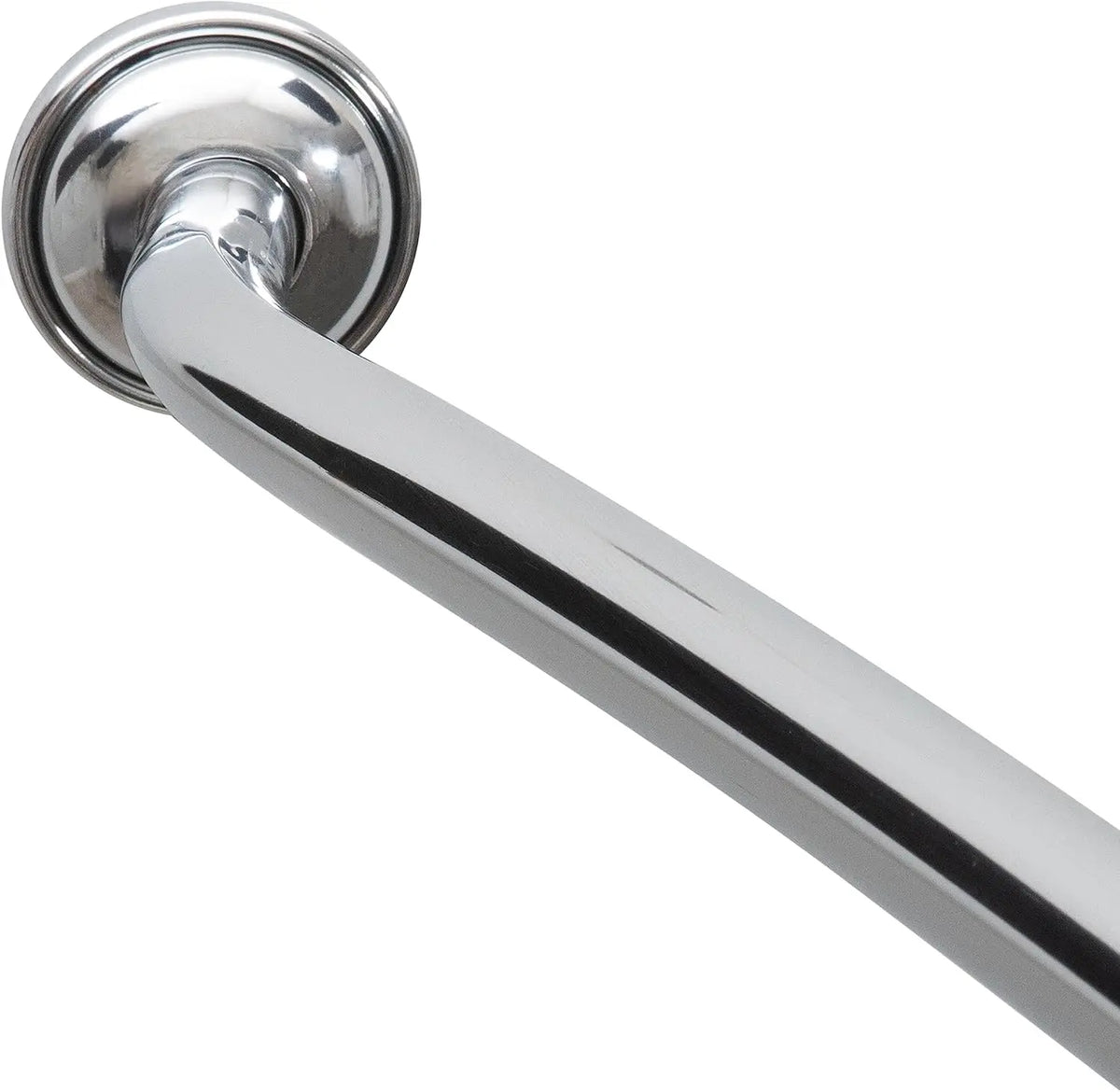 Adjustable Curved Shower Rod 42-72in Chrome No Hooks.......