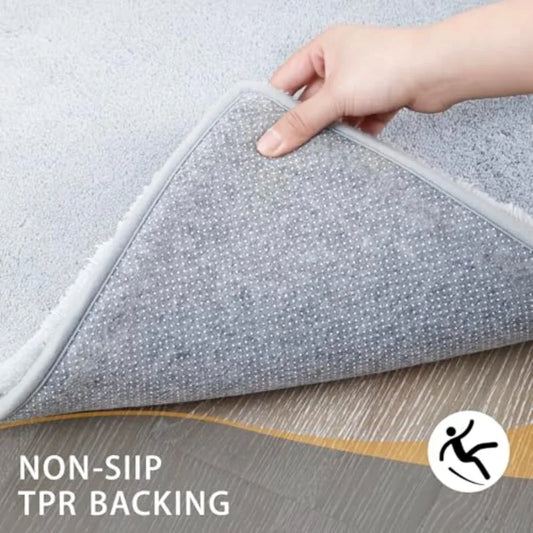 Bathroom Rugs 24x17 - Thick Memory Foam Non-Slip, Absorbent And Washable