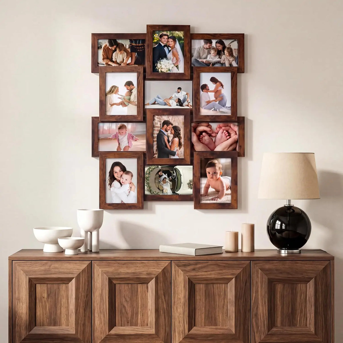 12pcs/set, Picture Frame Wall Decor Set 4x6 Inch