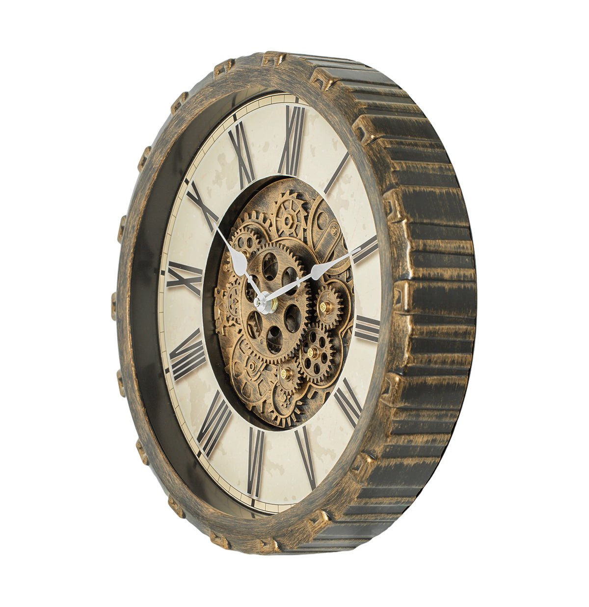 15/18 Inch Vintage Gear Wall Clock, 6 Styles 2 Sizes, AA Battery Needed....