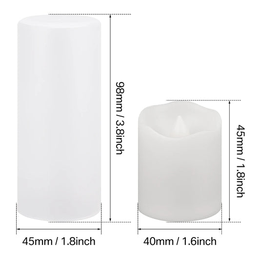 12 Rechargeable Led Candles Timer Remote LED Light Flameless.....