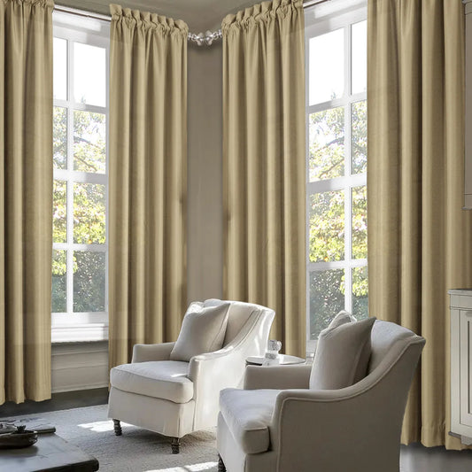 4pcs Light Filtering Curtains - Elegant Color Fade-Resistant, Rod Pocket Design, Many Different Sizes And Colors....