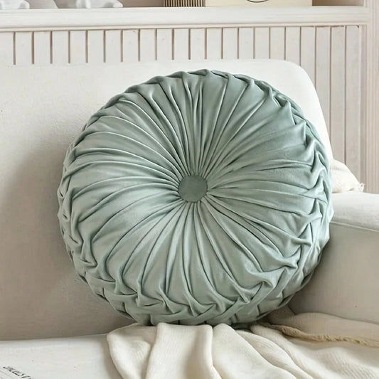 Accent Wheel Throw Pillows With Center Button, Vintage Style. In Many Other Colors....