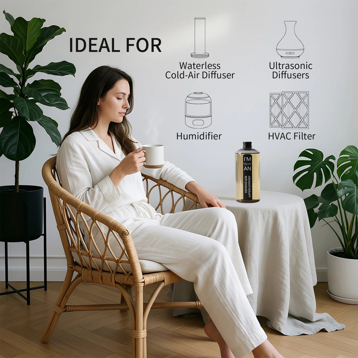 16.9 Oz. Essential Oil Long-Lasting Grand Hotel Quality Air Diffuser