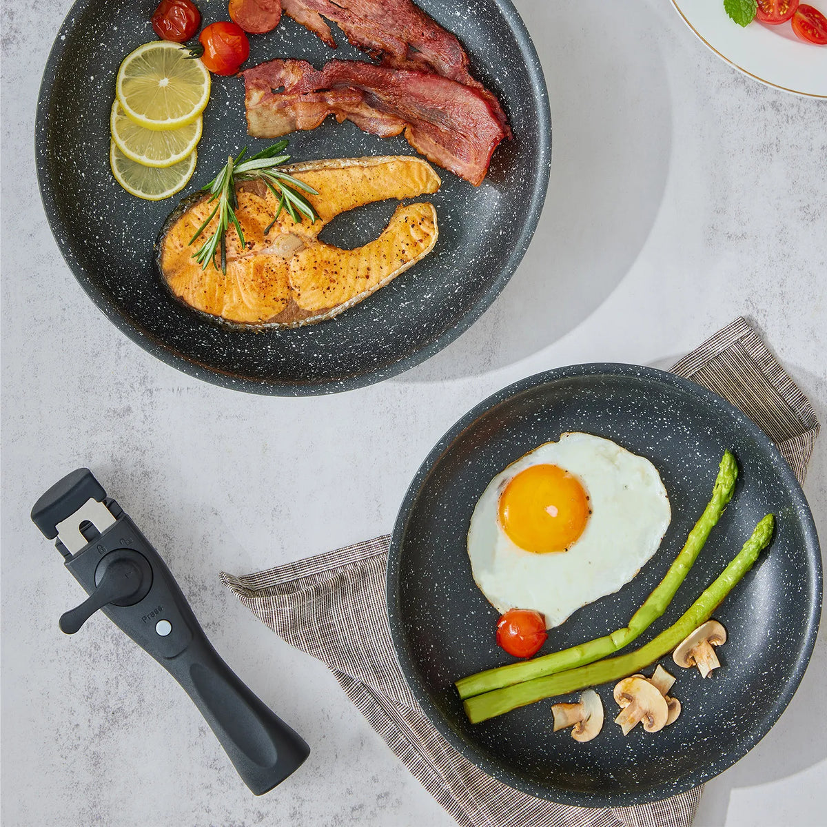 10 Pieces, Induction Cookware Set Nonstick with Removable Handles, Dishwasher Safe.....