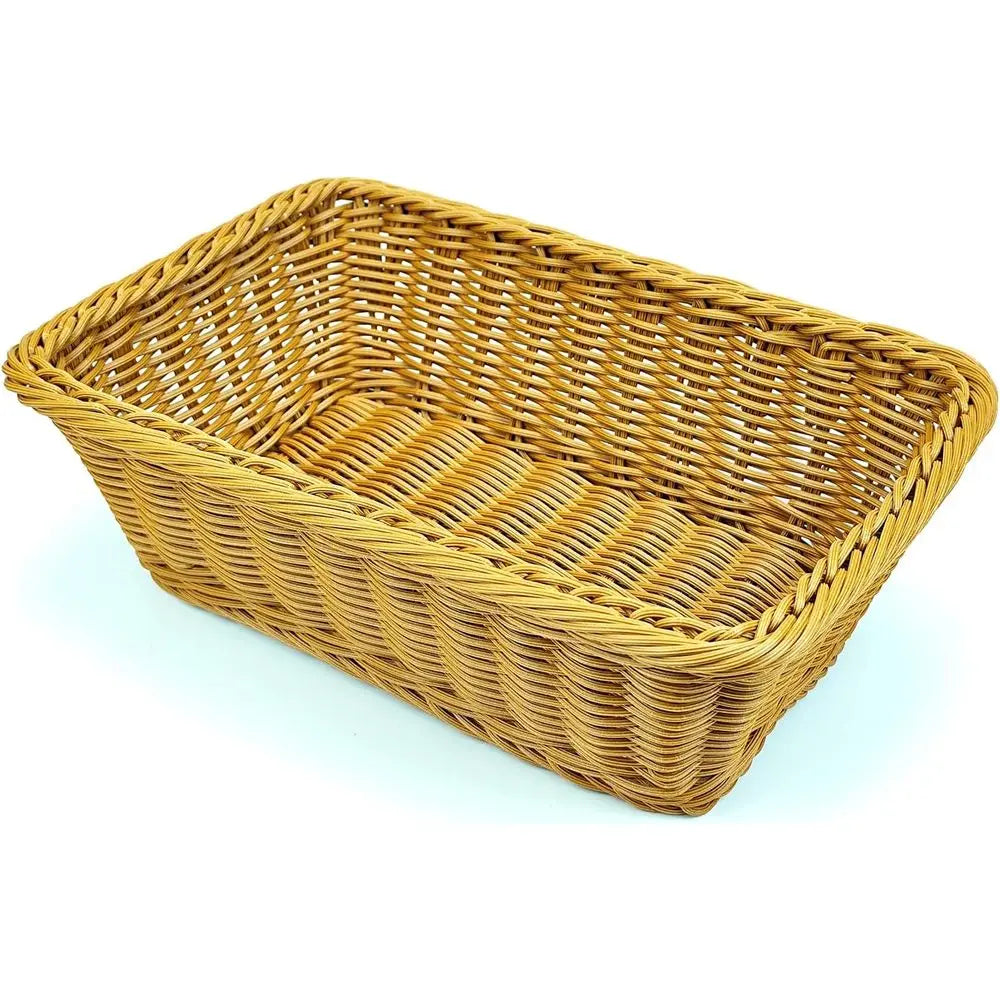 Handwoven Rattan Wicker Basket, Organizer for Fruits, Vegetables, Snacks....