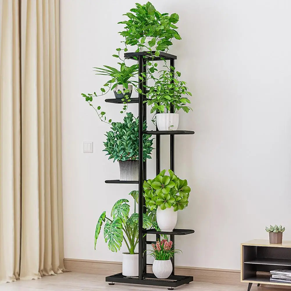 6 Tier Plant Stand, 7 Potted Indoor Tall Plant Holders,