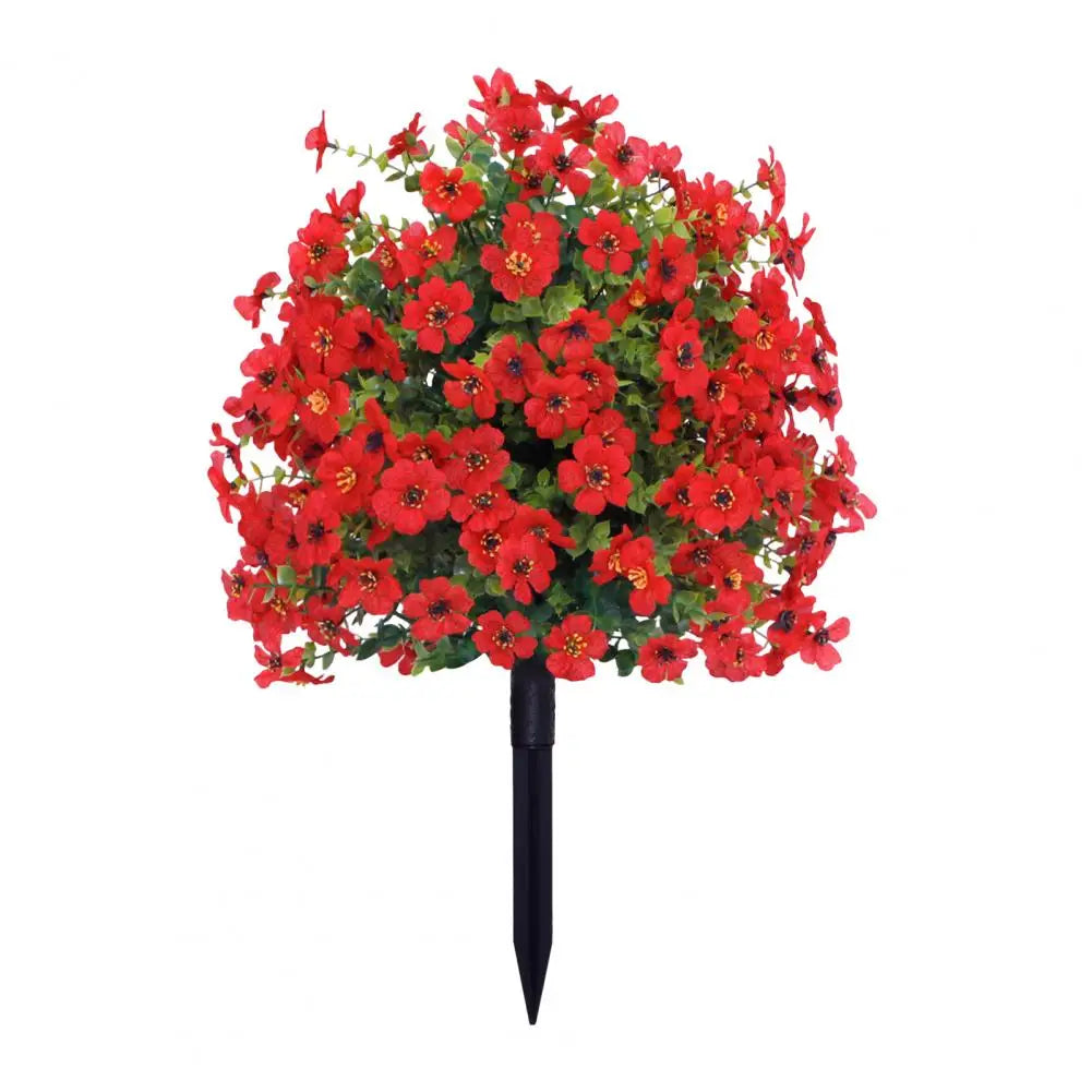 1/2Pcs Artificial Violets Flower with Stake Indoor Outdoor....