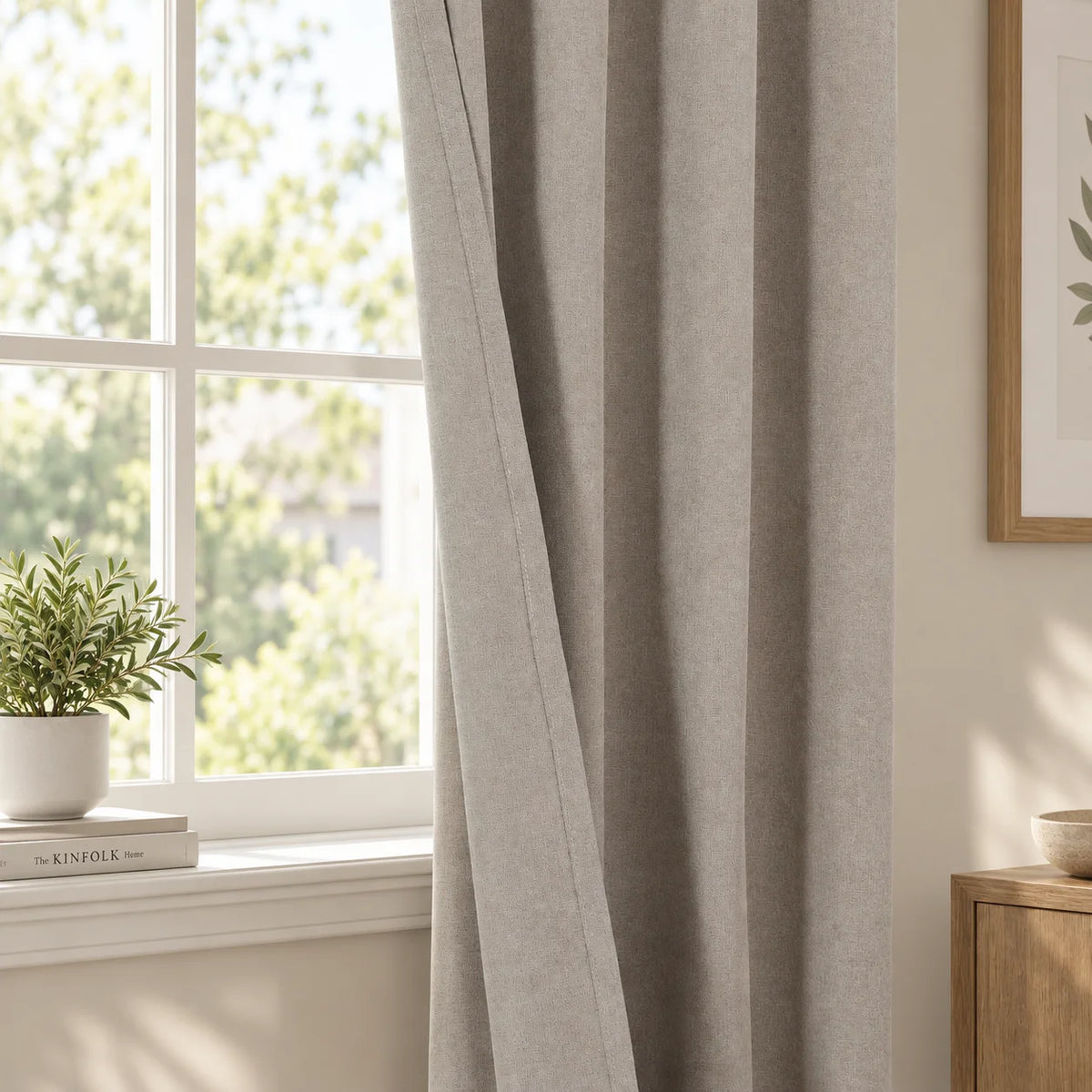 2 Panels Blackout Curtains 52x84in, 52x96in, Triple-Woven Heavy Fabric, Grommet Top For Living Room & Bedroom