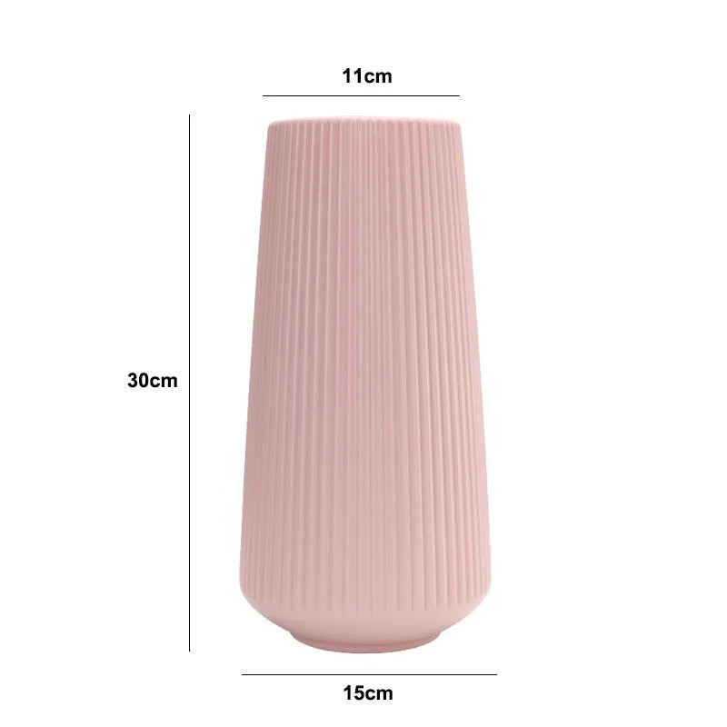 Plastic Vase for Flower Arrangements