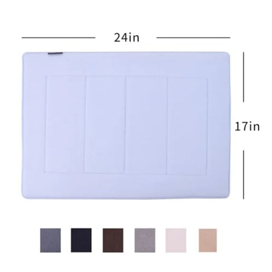 Bathroom Rugs, High Density Memory Foam, Non-Slip Absorbent, Machine Washable