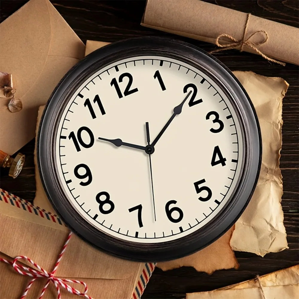 Vintage 12 Inch Wall Clock AA Battery....