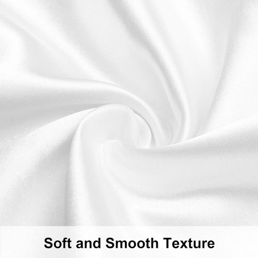 Set Of 2 Satin Pillowcases, Reduces Skin Friction Envelope Closure....