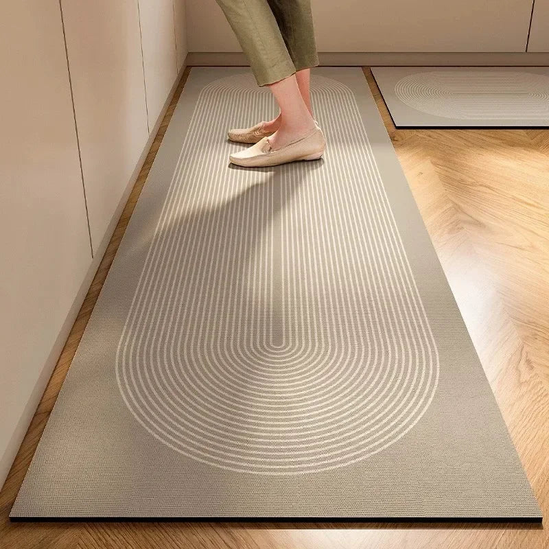 1/2PC Kitchen Floor Mat Non-Slip And Oil Resistant Carpet