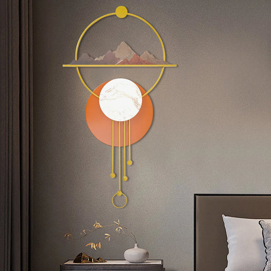 Metal Wall Art Decor Abstract Decorative Wall Plaque