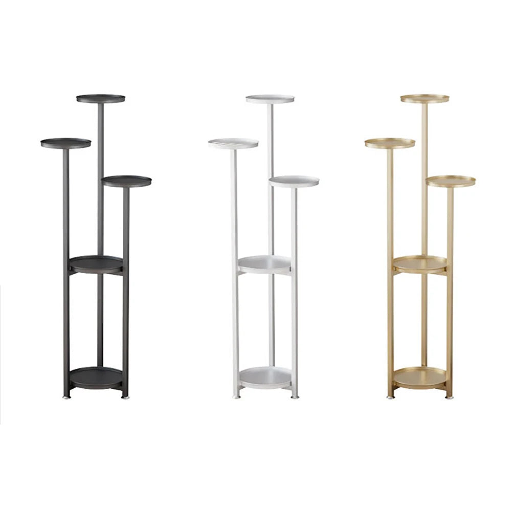 5 Tiered Metal Plant Stand Indoor, with Anti-slip Feet ...