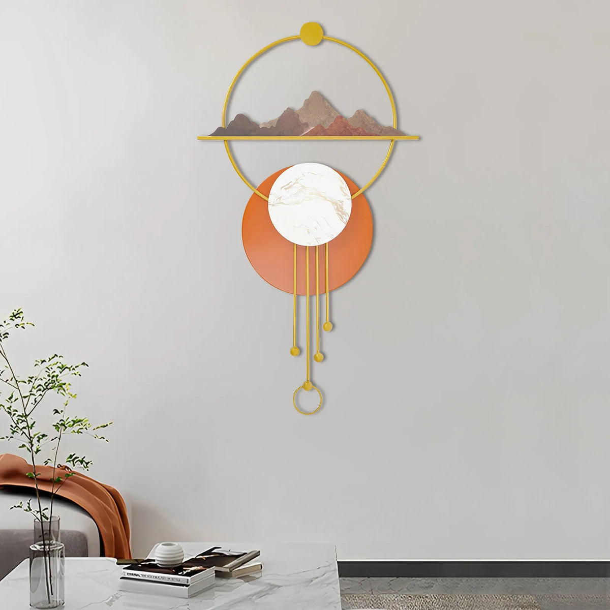 Metal Wall Art Decor Abstract Decorative Wall Plaque