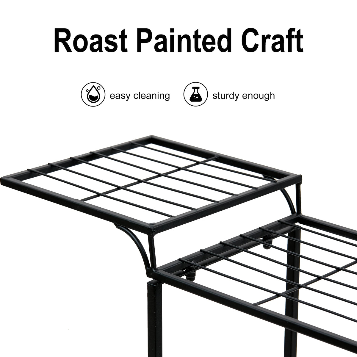 Metal Garden Cart Stand Flower Pot Holder....