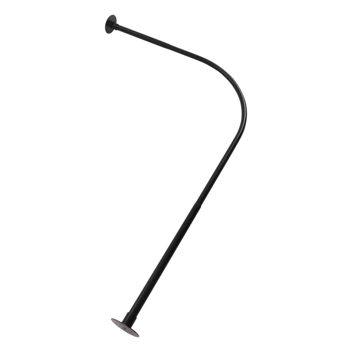 Stainless Steel Shower Curtain Rail L Shape, Telescopic Rod with Shower Curtain Rings.....