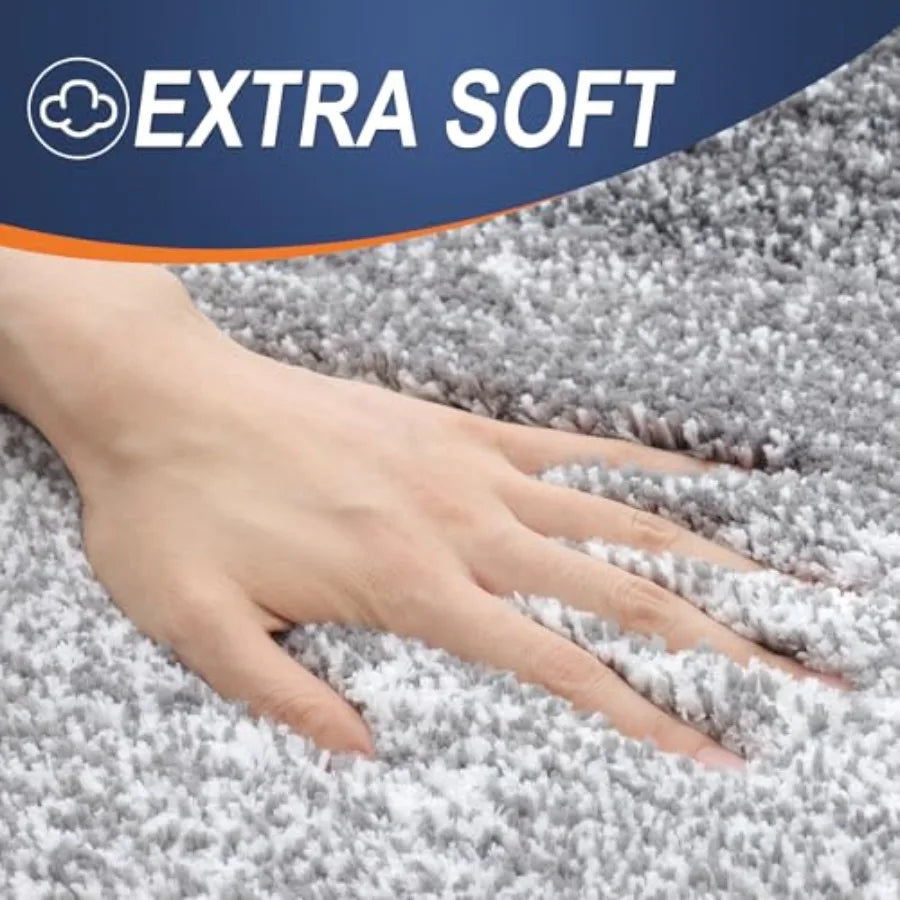 Bathroom Rugs Mat 30x20 Absorbent Microfiber , Rubber Backing, Machine Washable