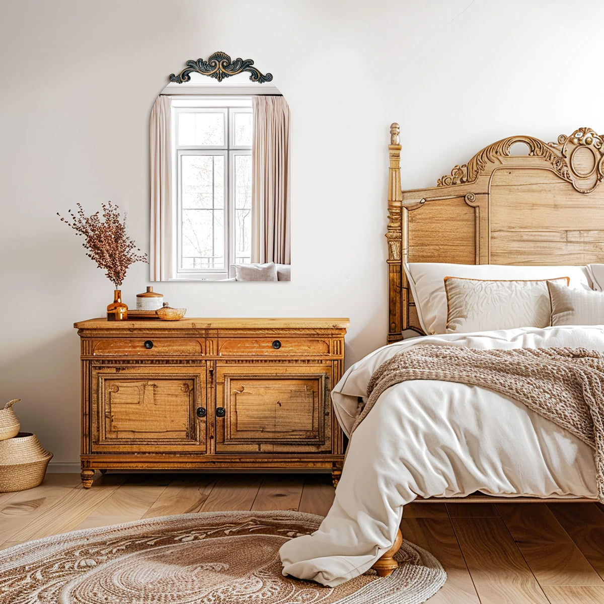 Oval Vintage Mirror , Arched Mirror, Wall Mounted....