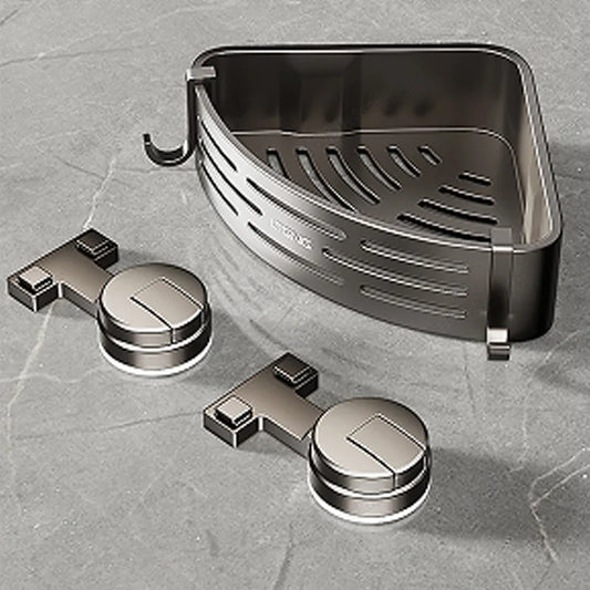 Wall Mounted Shower Basket, Rust-Free Suction Shelf, Quick Installation, No Tools Needed....