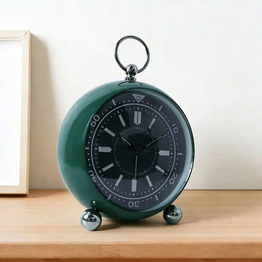 Non Ticking Alarm Clock, Battery Powered, Retro, 3 Colors.....