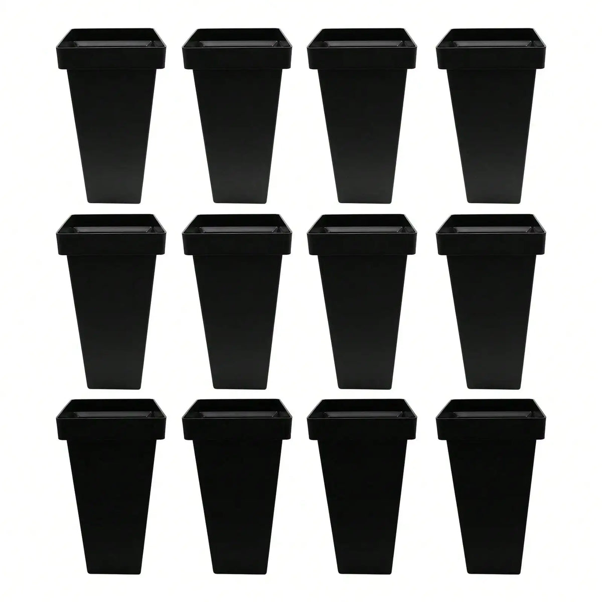 12Pcs Flower Buckets 13.4 In Floral Bucket Plastic