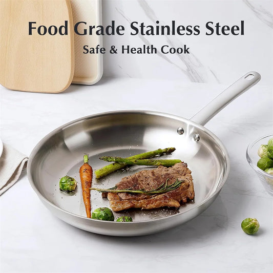 10 Piece Stainless Steel Kitchen Cookware Set....