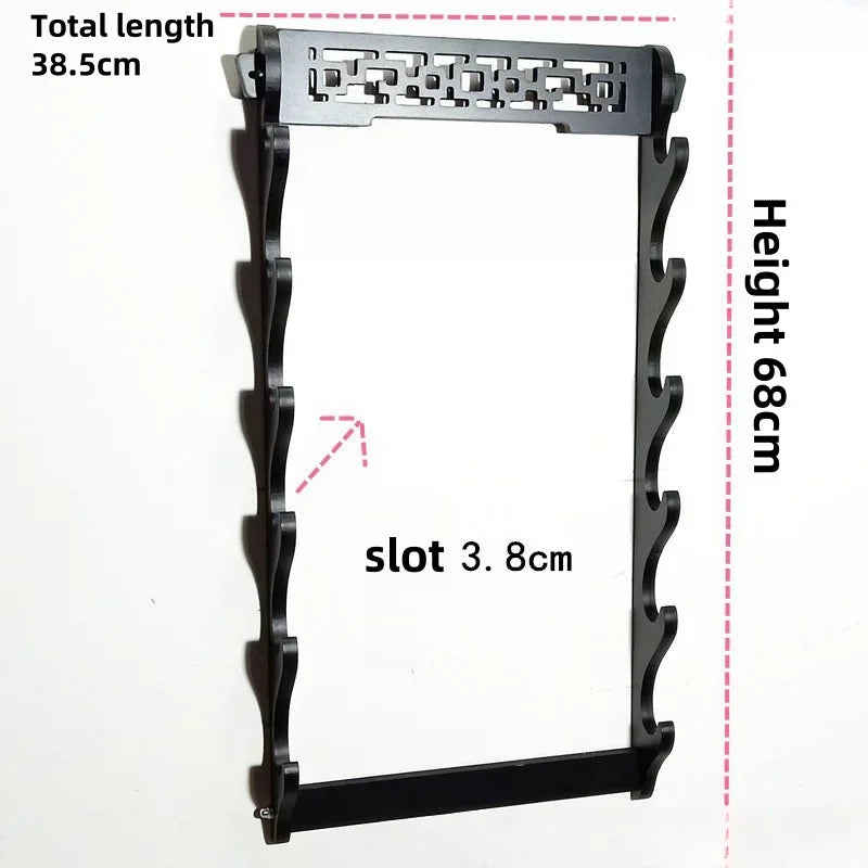 4/5/6-Layer Wooden Katana Sword Shelf Holder....