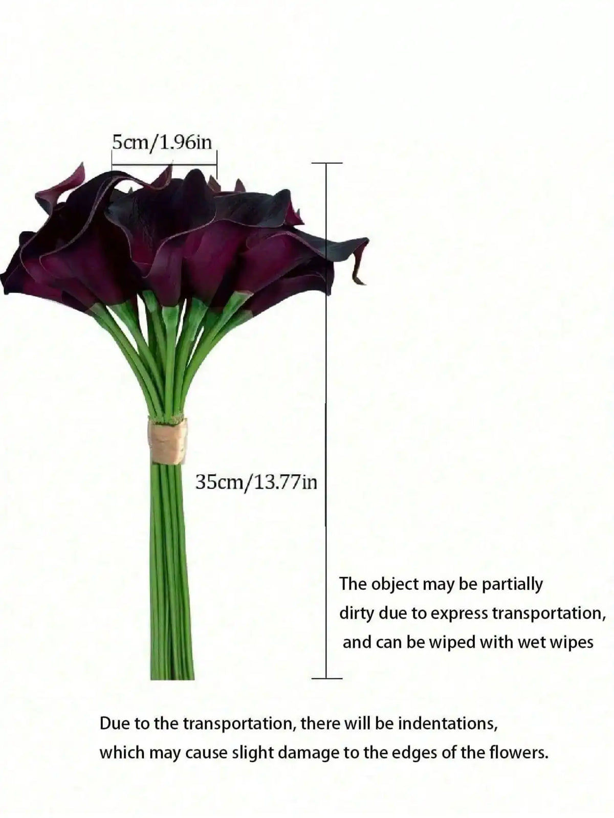 4pcs/8pcs/10pcs Artificial Calla Lily Bouquet, Realistic Touch