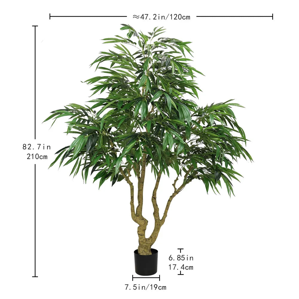 7FT Artificial silk willow Tree, Indoor