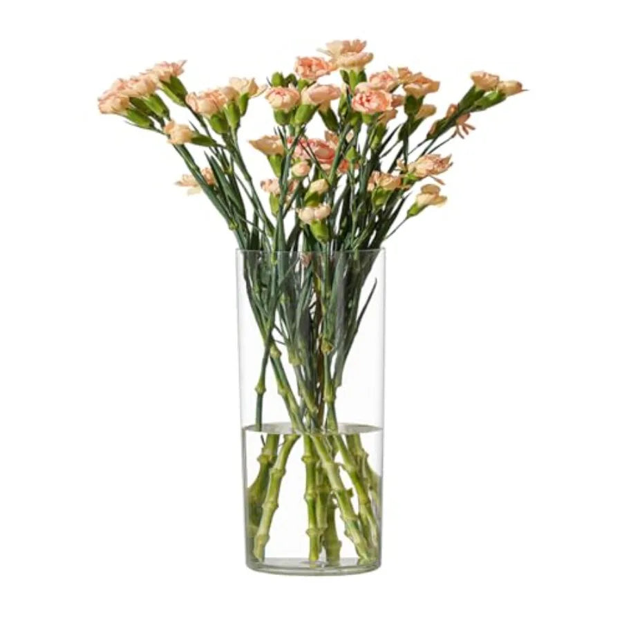 Flower Vase Acrylic Cylinder, 7.86" Tall Clear Vase