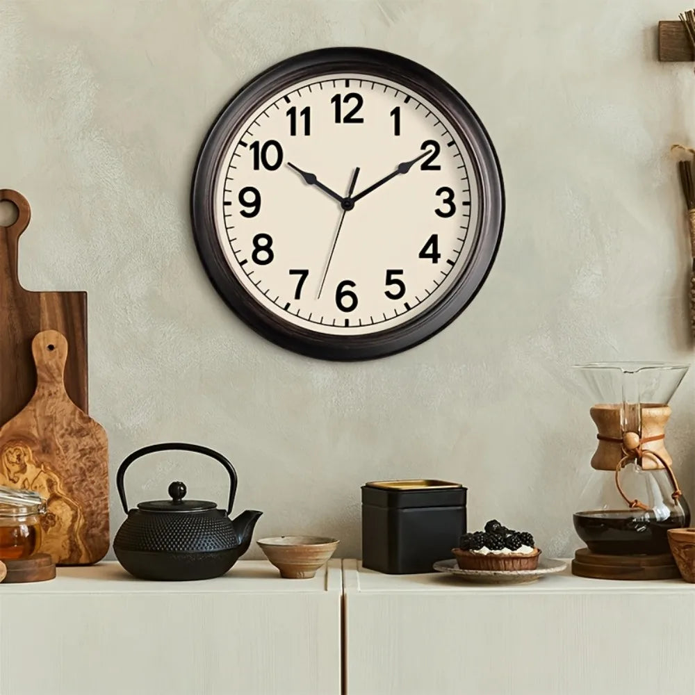 Vintage 12 Inch Wall Clock AA Battery....
