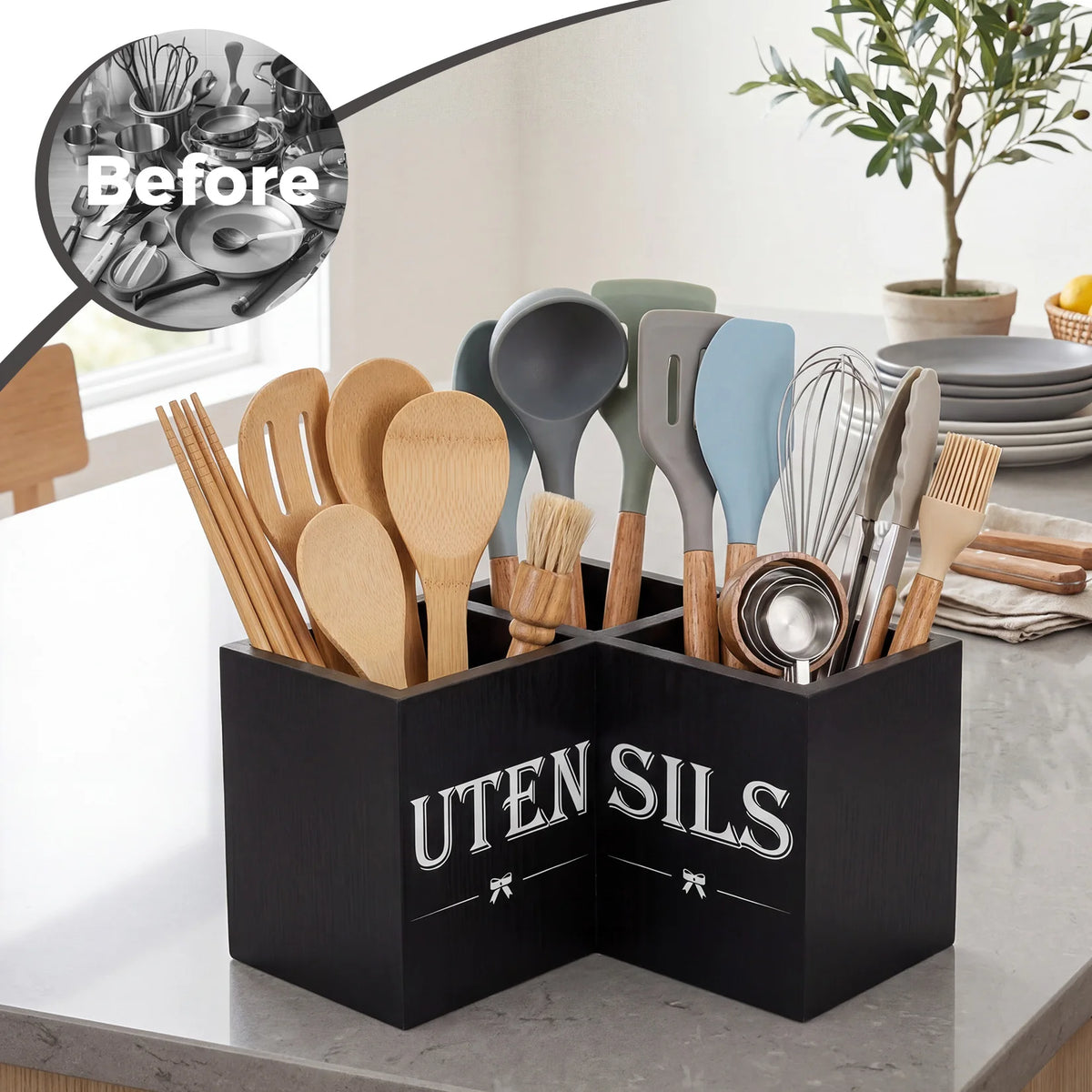 Wooden, 90° Corner Storage Organize....