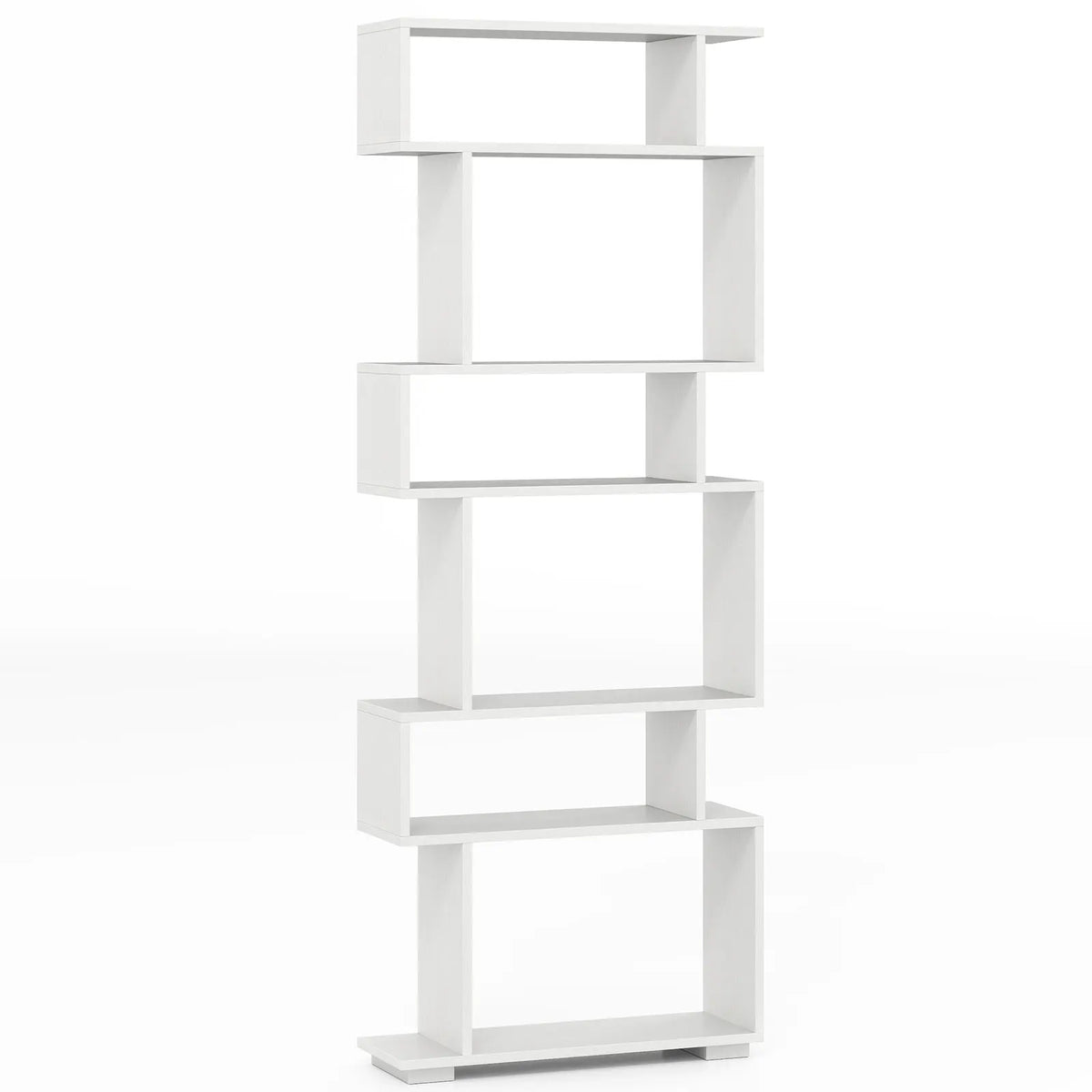 6-tier Storage Bookshelf w/ Anti-toppling Kits