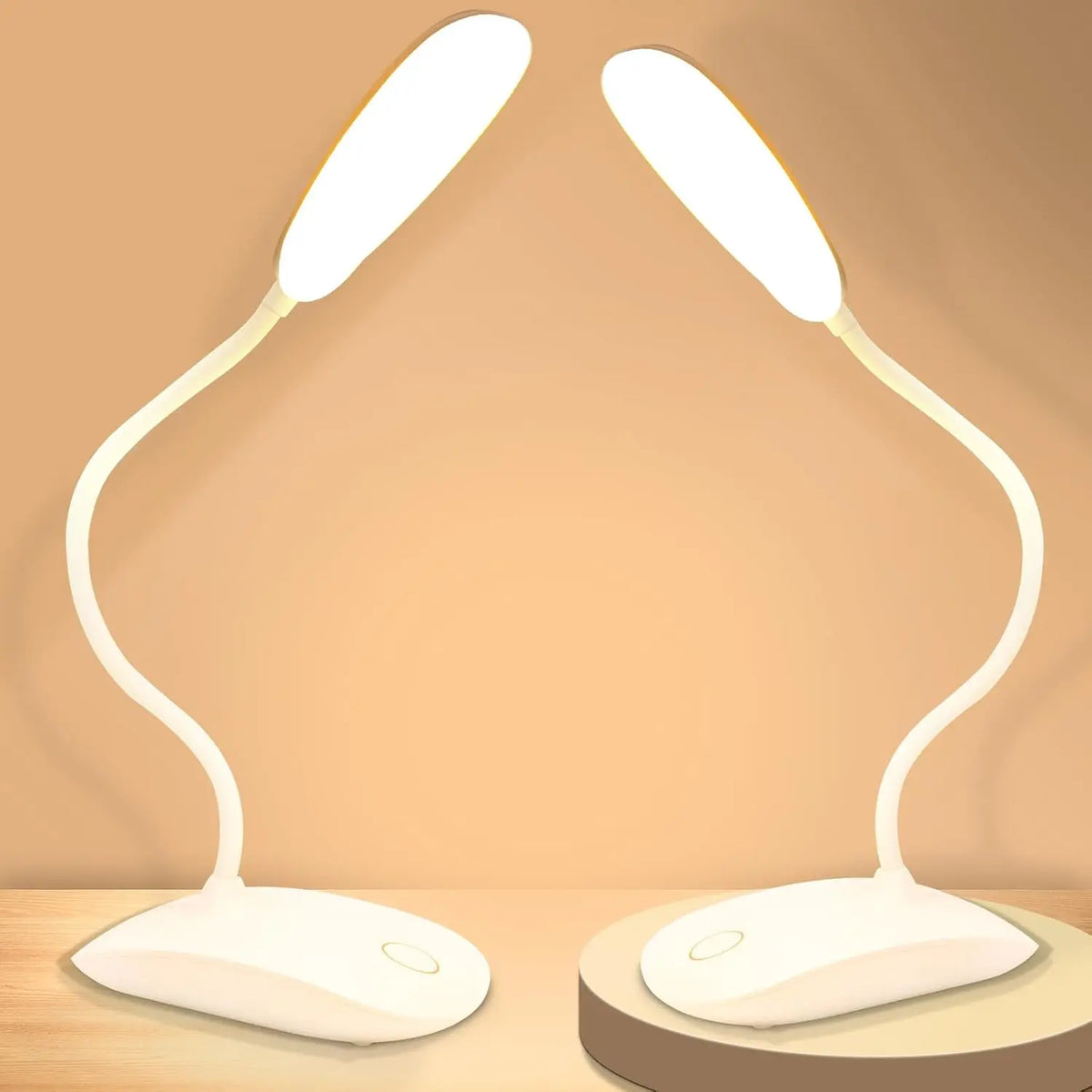 Rechargeable Touch Control Lamp, , Flexible Gooseneck Arm, Wireless