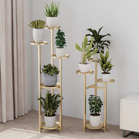 5 Tiered Metal Plant Stand Indoor, with Anti-slip Feet ...