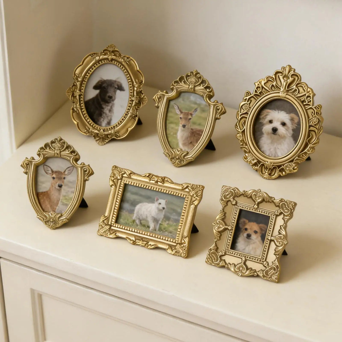 Miniature Picture Frames 5 Pcs Vintage Small
