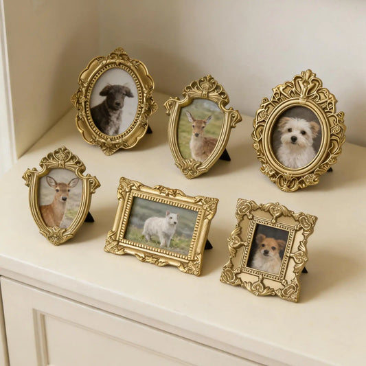 Miniature Picture Frames 5 Pcs Vintage Small