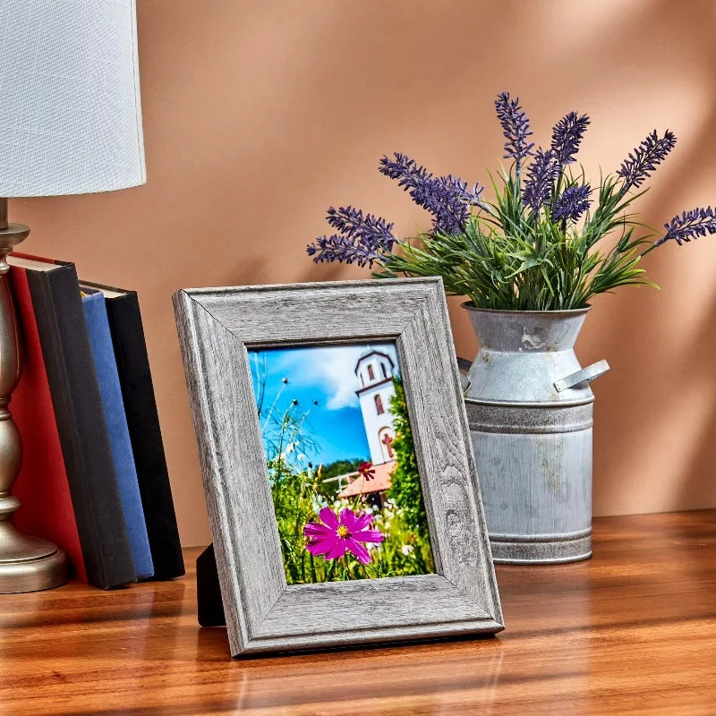 – 5x7 Picture Frame – Rustic Gray