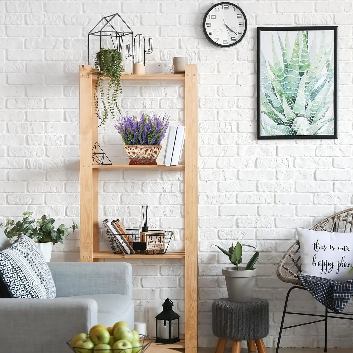 Realistic Artificial Lavender Plant in Pot...