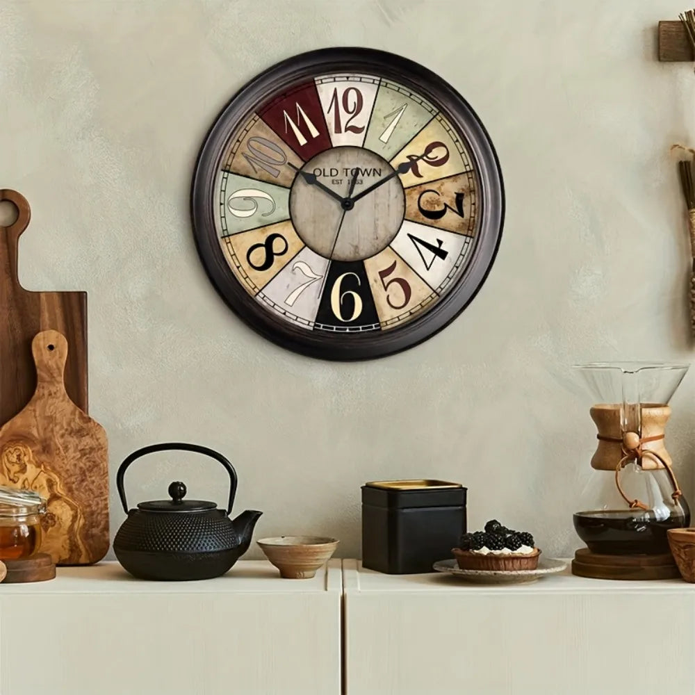 Vintage12, 10 Inch Wall Clock AA Battery