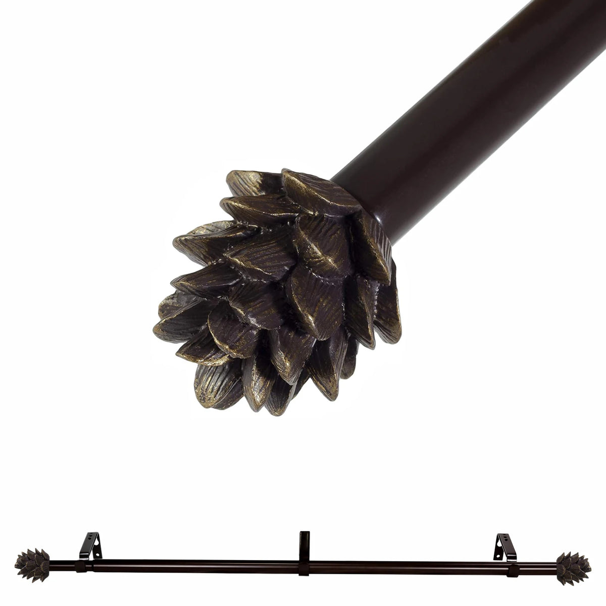 Heavy Duty Adjustable Curtain Rod,28 to 120 Inches, 3/4 Inch Single, 3 Colors, 3 Sizes....